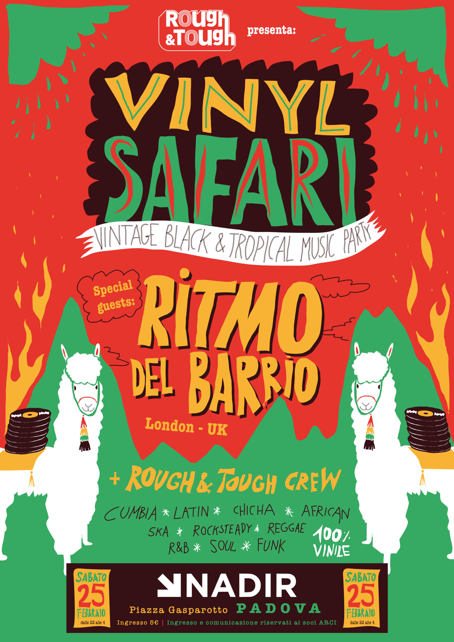 sabato 25 febbraio 2023: Vinyl Safari @ circolo Nadir, Padova
