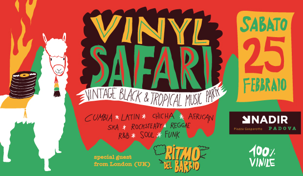sabato 25 febbraio 2023: Vinyl Safari @ circolo Nadir, Padova
